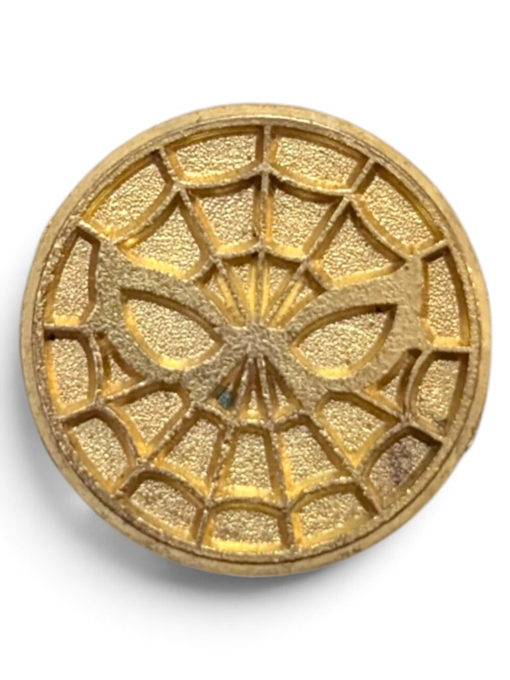 Marvel Disney Tiny Pin: Spiderman Gold Logo